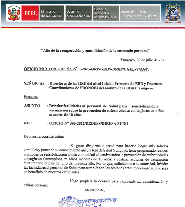 Imagen Comunicado